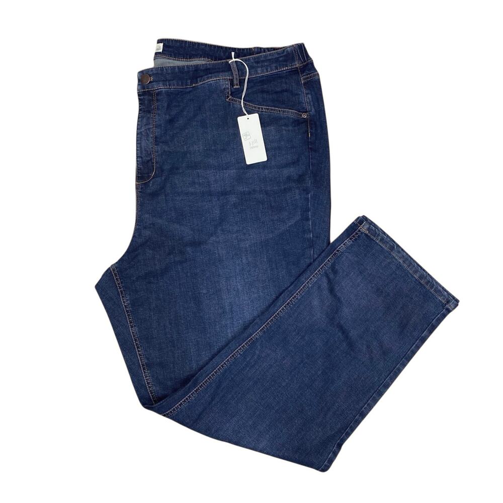 J. Jill Straight Leg Smooth Fit Jeans Denim Size 28 New With Tags